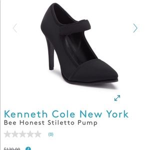 Kenneth Cole black Velcro pumps NWOT